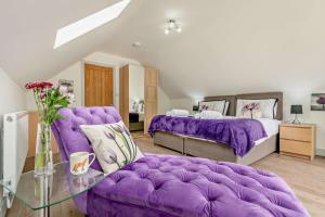 Voodi või voodid majutusasutuse Porthcothan toas