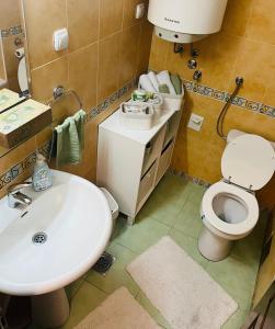 Koupelna v ubytování Fabian Apartmani