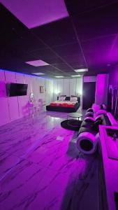 Χώρος καθιστικού στο Love room cosy lyon