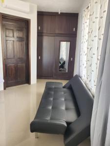 Χώρος καθιστικού στο Hostal Vía Linda