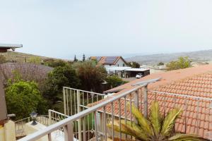 a view from the balcony of a house at mimar מימאר אירוח כפרי מפנק in Had Nes