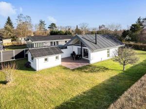 Bygningen som feriehuset ligger i