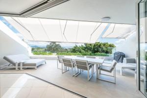 Posezení v ubytování Number One in Hastings Street