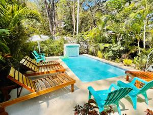 Bazén v ubytování Olas de Oro nebo v jeho okolí + 13 fotografií