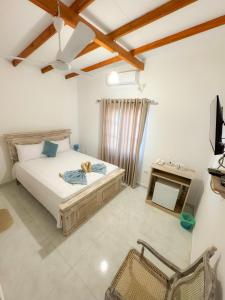 Ένα ή περισσότερα κρεβάτια σε δωμάτιο στο Villa Seshé - Central Stay Kandy