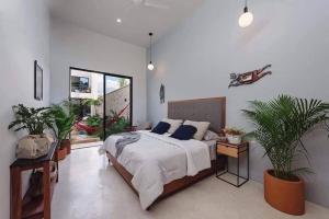 Postel nebo postele na pokoji v ubytování Chalet Cancún