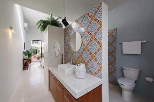 Koupelna v ubytování Chalet Cancún