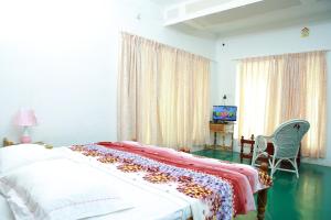 Orchid Lake View Homestay客房内的一张或多张床位