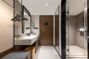 Koupelna v ubytování Atour Hotel Urumqi Hongshan Park North Gate Metro Station