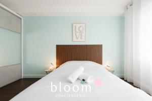 Ένα ή περισσότερα κρεβάτια σε δωμάτιο στο Nancy Plein Centre 6 Voyageurs