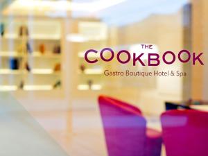 
A certificate, award, sign, or other document on display at The Cookbook Gastro Boutique Hotel & SPA
