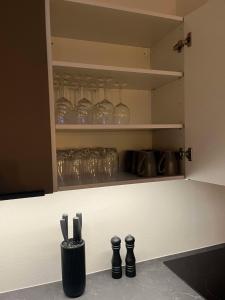 Dapur atau dapur kecil di Casa House of Bricks 10