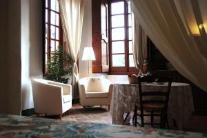 Χώρος καθιστικού στο Agriturismo Coppi Rossi