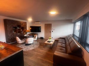 Χώρος καθιστικού στο Bella villa