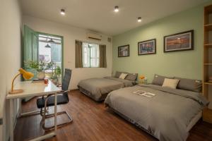 Posezení v ubytování La paix homestay + 17 fotografií