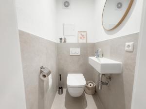 Koupelna v ubytování Skyrise Apartments in Bad Wörishofen + 5 fotografií