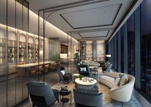 Coin salon dans l'établissement Grand Nikko Bangkok Sathorn 6 autres photos