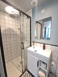 Koupelna v ubytování Le Sancy #Hypercentre