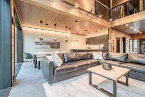 Et opholdsområde på Villa Tieva B Ski-in Ski-out by Aavalevi