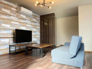 Et tv og/eller underholdning på Trust Maison Kitagawa 303 - Vacation STAY 13430v