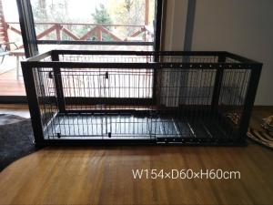 a black cage sitting on a wooden floor with a window at Ahouse - Vacation STAY 17245v in Takashima