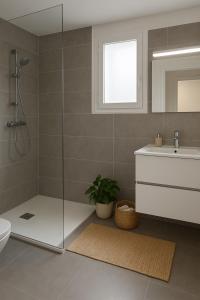 Koupelna v ubytování Résidence Arborea C4 corte