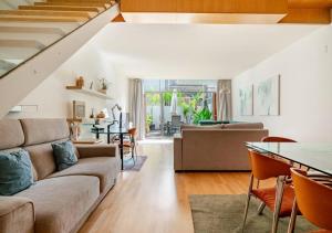 Χώρος καθιστικού στο Modernismo Paseo de Gracia