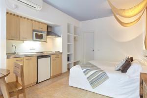 Кухня или мини-кухня в Apartamentos Castaví
