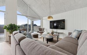 Χώρος καθιστικού στο Pet-Friendly Home In Otterup With Sauna
