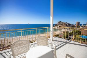 Nespecifikovaný výhled na moře nebo výhled na moře při pohledu z hotelu