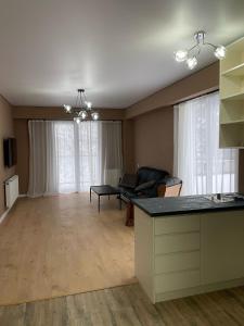 Μια τηλεόραση ή/και κέντρο ψυχαγωγίας στο Likani apartment 2 room