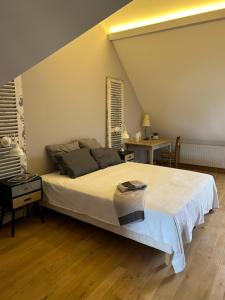 Ένα ή περισσότερα κρεβάτια σε δωμάτιο στο Chambre Solognote