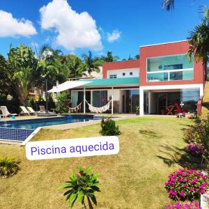 Bazén v ubytování SITIO EM IBIUNA CONDOMINIO RECREIO VERDE Piscina Aquecida nebo v jeho okolí