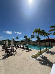 Bazén v ubytování (1501)Vista Mar - Apto2 Qtos-Suíte -João Pessoa PB nebo v jeho okolí