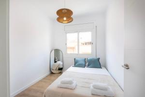 Postel nebo postele na pokoji v ubytování Nice apartment with 3 bedrooms