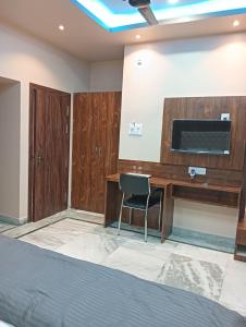 Η κουζίνα ή μικρή κουζίνα στο Dream Stay Lodge