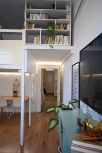 TV a/nebo společenská místnost v ubytování Brightside