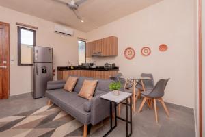 Kuchyň nebo kuchyňský kout v ubytování SmartDepas Tulum