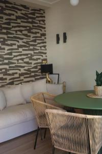 Χώρος καθιστικού στο A la plage R