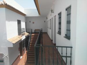 Ein Balkon oder eine Terrasse in der Unterkunft Parrilla Venta el Andaluz