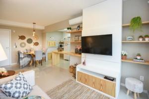 Μια τηλεόραση ή/και κέντρο ψυχαγωγίας στο Rosa Edifício Solare Catedral