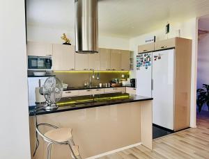 Kuchyň nebo kuchyňský kout v ubytování Stylish and Spacious House in Vantaa