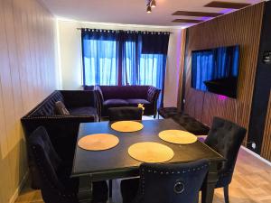Posezení v ubytování Top floor Helsfyr city central apartment