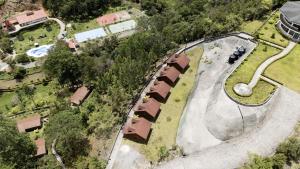 San Juan ChamelcoRiviera Escondida的滑板坡道滑板公园的顶部景观