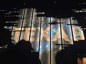 a painting of a view of the stars at Lake Shores Suites in Shady Shores