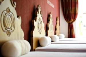 Voodi või voodid majutusasutuse Hotel Stubaierhof toas