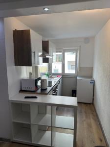 Kuchyň nebo kuchyňský kout v ubytování Schönblick