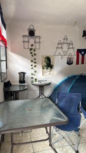 Χώρος καθιστικού στο Camping camping