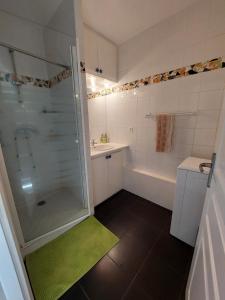 Ένα μπάνιο στο Appartement Spacieux Pays Basque