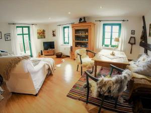 Televisyen dan/atau pusat hiburan di dreamlike Elb-Chalet